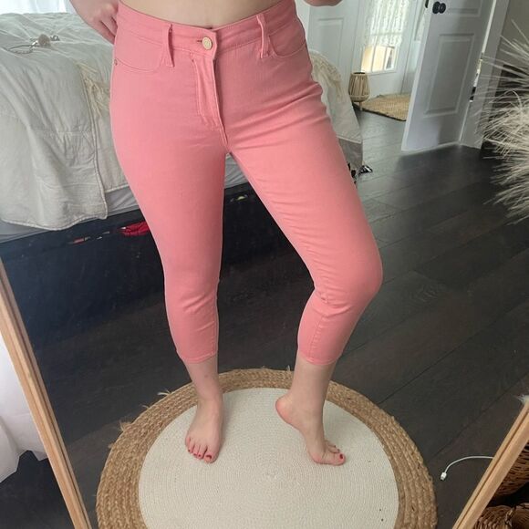 Talbots Denim - Talbots Women’s 2P Pink Jegging Crop Jeans Denim